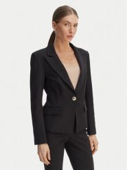 Rinascimento Marynarka CFC0128649003 Czarny Slim Fit. Czarne żakiety damskie Rinascimento, xl, bez wzorów, z syntetyku. Za 749.99 zł.