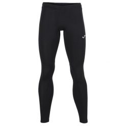 Legginsy do biegania męskie Joma Running Night Long Tights. Czarne legginsy sportowe męskie Joma, m, bez wzorów, do biegania. Za 69.99 zł.
