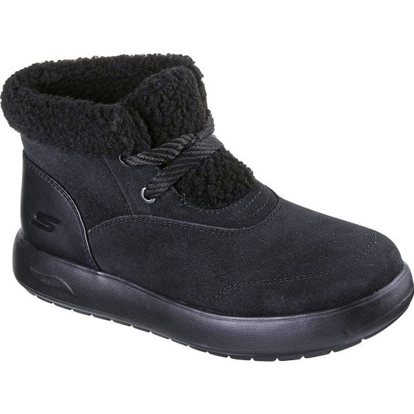 Buty damskie Skechers Arch Fit Horizon Boot Lana. Czarne obuwie sportowe damskie Skechers, bez wzorów, z zamszu, na fitness i siłownię. Za 590.00 zł.