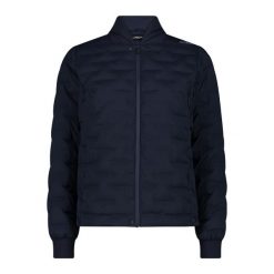 Damska kurtka puchowa CMP. Czarne kurtki snowboardowe damskie CMP, bez wzorów, z puchu, bez kaptura, narciarskie. Za 699.00 zł.