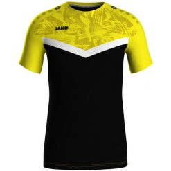 Jersey Jako Iconic. Czarne koszulki sportowe męskie Jako, bez wzorów, z jersey, bez kołnierzyka, bez ramiączek, do biegania. Za 246.50 zł.