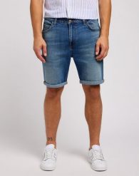 LEE RIDER SHORT MĘSKIE KRÓTKIE SPODENKI JEANSOWE JEANS WARM BREEZE 112349232 L73F016080. Szorty męskie Lee, l, bez wzorów, z jeansu. Za 149.99 zł.