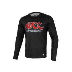 Longsleeve męski Pitbull Mesh Performance Pro plus ADCC. Czarne bluzki z długim rękawem męskie PITBULL, m, bez wzorów, z meshu, bez kołnierzyka. Za 139.00 zł.