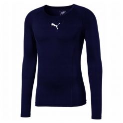 Męska Koszulka Termoaktywna Liga Thermoactive Base Layer Top. Niebieskie koszulki sportowe męskie Puma, m, bez wzorów, bez kołnierzyka, bez ramiączek, trekkingowe. Za 198.99 zł.