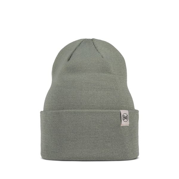 Czapka BUFF KNITTED BEANIE LILON. Zielone czapki i kapelusze damskie Buff, bez wzorów, z materiału, eleganckie. Za 94.99 zł.
