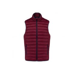 Lekka kurtka puchowa bez rękawów Kariban. Brązowe kurtki męskie KARIBAN, m, bez wzorów, z puchu, bez kaptura. Za 223.00 zł.