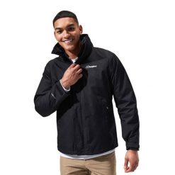 Kurtka 3w1 męska Berghaus RG Alpha 2.0 Gemni 3in1 Jacket. Czarne kurtki męskie Berghaus, m, bez wzorów, z materiału, bez kaptura. Za 1,017.49 zł.