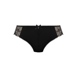 Figi damskie Freya Hallie. Czarne figi damskie Freya, s, bez wzorów, z materiału. Za 149.00 zł.