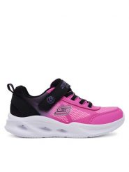 Skechers Sneakersy 303714L/BKHP Różowy. Czerwone buty sportowe dziewczęce Skechers, bez wzorów, z materiału, bez zapięcia. Za 169.99 zł.