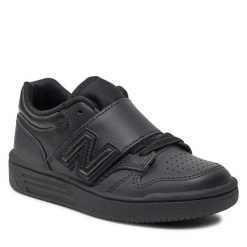 Sneakersy New Balance. Czarne półbuty dziewczęce New Balance, bez wzorów, bez zapięcia. Za 199.99 zł.