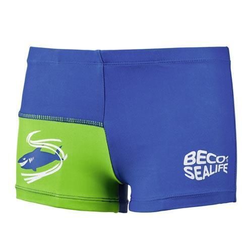 Beco-Sealife kąpielówki boxer dla chłopców SPF 50+. Niebieskie kąpielówki dla chłopców 47 Brand, bez wzorów, z elastanu, krótkie. Za 191.99 zł.