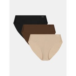 Bielizna damska Under Armour PURE STRETCH NO SHOW BIKINI-SOLID 3PK. Bikini damskie Under Armour, bez wzorów. Za 84.99 zł.