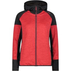 Kurtka damska z odpinanym kapturem CMP. Czerwone kurtki sportowe damskie CMP, xs, bez wzorów, trekkingowe. Za 356.00 zł.