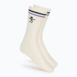 Skarpety damskie JOYINME Statement yoga girl 2.0. Białe skarpety damskie Joy in me, bez wzorów, z bawełny. Za 52.99 zł.