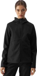 4f Kurtka damska softshell 4F F285 czarna 4FWAW24TSOFF285 20S XL. Czarne kurtki damskie 4f, s, bez wzorów, z softshellu, bez kaptura. Za 230.93 zł.