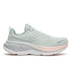 Buty do biegania damskie Saucony Hurricane 25. Zielone obuwie sportowe damskie Saucony, bez wzorów, do biegania. Za 765.65 zł.