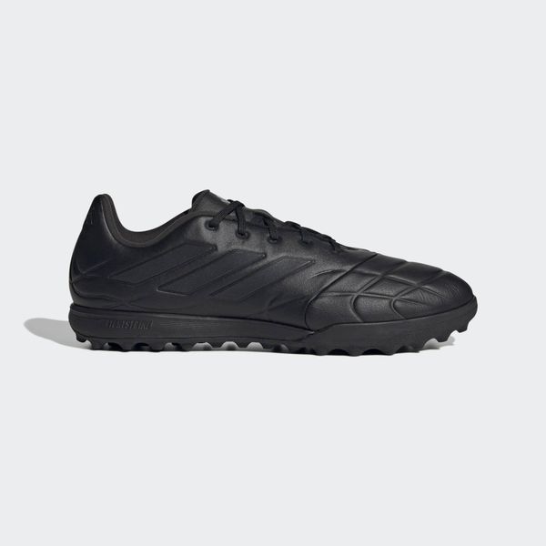 Buty Copa Pure.3 TF. Czarne buty sportowe męskie Adidas, bez zapięcia, do piłki nożnej. Za 229.00 zł.