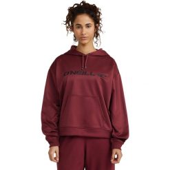 Bluza z kapturem O'Neill Rutile Hoodie Fleece, Kobiety. Czerwone bluzy damskie O'Neill, s, bez wzorów, z poliesteru, z kapturem. Za 290.00 zł.