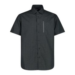 Koszula męska CMP 35S7797. Czarne koszule męskie CMP, m, bez wzorów, sportowe, bez kołnierzyka, bez ramiączek. Za 209.00 zł.