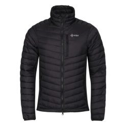 Kurtka puchowa Kilpi Actis. Czarne kurtki sportowe męskie Kilpi, na jesień, m, bez wzorów, z materiału, trekkingowe. Za 385.00 zł.
