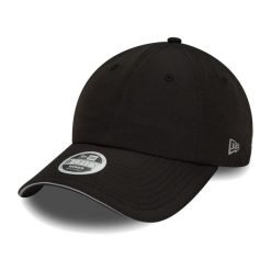 Czapka z daszkiem damska New Era Open Back Cap. Czarne czapki i kapelusze damskie New Era, na wiosnę, bez wzorów. Za 129.99 zł.