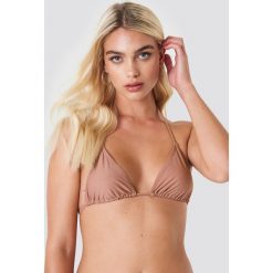 NA-KD Swimwear Góra od bikini Triangle - Pink,Beige. Brązowe bikini damskie NA-KD Swimwear. Za 40.95 zł.