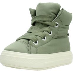 Buty CONVERSE CHUCK TAYLOR ALL STAR ELEMENTS BOOT HI Zielony. Zielone obuwie sportowe damskie Converse, bez wzorów, z materiału, na fitness i siłownię. Za 445.10 zł.