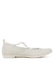 Primigi Baleriny 3920500 D Biały. Białe baleriny dziewczęce Primigi, bez wzorów, ze skóry, bez zapięcia. Za 219.99 zł.