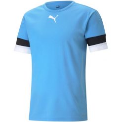 Koszulka męska Puma teamRISE Team. Czarne koszulki sportowe męskie Puma, m, bez wzorów, bez kołnierzyka, bez ramiączek, do piłki nożnej. Za 75.00 zł.