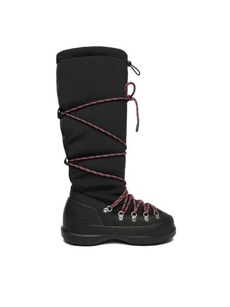 Moon Boot Śniegowce Mb Luna Boot Extra 80D2480150 Czarny. Czarne śniegowce i trapery damskie Moon Boot, z materiału. Za 1,039.00 zł.