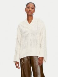 REPLAY Sweter DK3313.000.G22926 Écru Regular Fit. Swetry damskie Replay, m, bez wzorów, z syntetyku, bez kołnierzyka, bez ramiączek, bez kaptura. Za 259.99 zł.