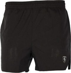 Męskie spodenki Ferrari Ripstop Shorts czarne 2XL. Czarne krótkie spodenki sportowe męskie Ferrari, m, bez wzorów, z materiału. Za 193.99 zł.