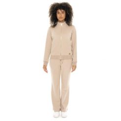 Leone 1947 Warm Touch Damen-Winter-Trainingsanzug,Stehkragen und Strickeinsätzen. Brązowe obuwie sportowe damskie LEONE 1947 APPAREL, bez wzorów, z dresówki, na fitness i siłownię. W wyprzedaży za 294.70 zł.