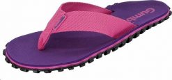 Gumbies Gumbies - damskie japonki DUCKBILL - PURPLE 39. Fioletowe klapki damskie Gumbies, bez wzorów, bez obcasa. Za 124.99 zł.