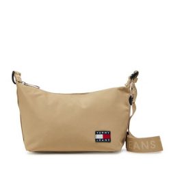 Torebka Tommy Jeans. Brązowe torebki do ręki damskie Tommy Jeans, bez wzorów, z jeansu, klasyczne, bez dodatków. Za 169.99 zł.