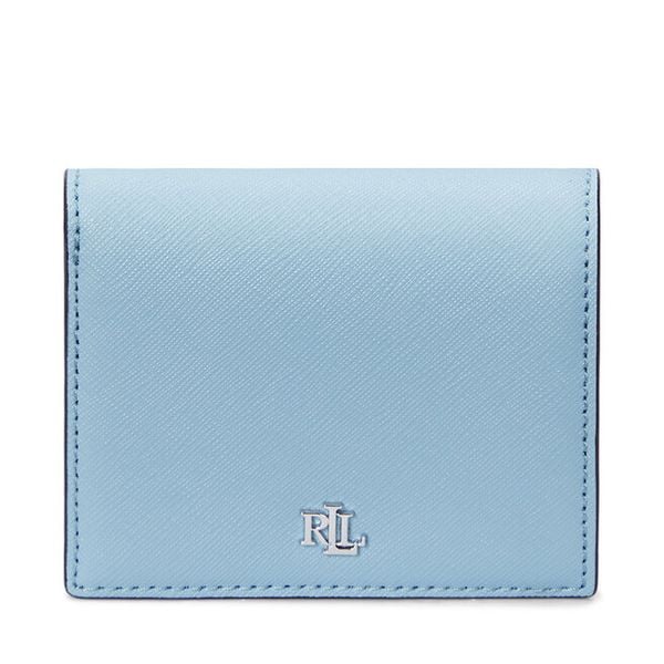 Portfel LAUREN RALPH LAUREN. Niebieskie portfele damskie Lauren Ralph Lauren, bez wzorów. Za 449.99 zł.