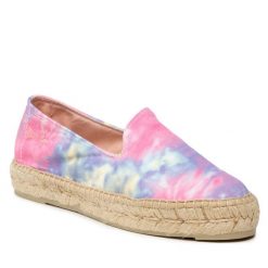 Espadryle Manebi. Czerwone espadryle damskie Manebi, bez wzorów, bez obcasa, bez zapięcia. Za 449.99 zł.