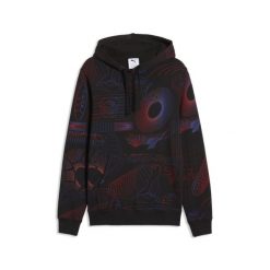 Męska bluza z kapturem z nadrukiem PUMA. Białe bluzy męskie Puma, na jesień, l, bez wzorów, z bawełny, z kapturem. Za 279.00 zł.