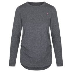 LOAP Baxana Damska Koszulka z Długim Rękawem, Czarna XL. Czarne koszule damskie GLOMEX, xl, bez wzorów, bez kołnierzyka, bez ramiączek. Za 165.99 zł.