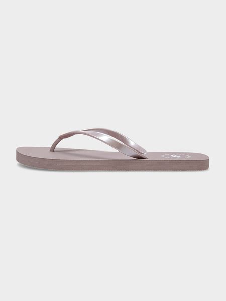 4F Japonki damskie 36. Niebieskie klapki damskie 4f, bez wzorów, z gumy, bez obcasa. Za 49.99 zł.
