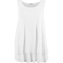 Top dwuwarstwowy bonprix biały. Topy damskie marki bonprix. Za 69.99 zł.