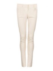 Patrizia Pepe Spodnie | ZP1679 A3MF | Kobieta | Piaskowy, Kremowy. Białe spodnie materiałowe damskie Patrizia Pepe, bez wzorów, z acetatu. W wyprzedaży za 279.00 zł.