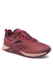 Reebok Buty na siłownię Nano X3 Adventure 100033322 Różowy. Czerwone obuwie sportowe damskie Reebok, bez wzorów, z materiału, na fitness i siłownię. Za 319.99 zł.