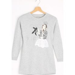 Szara Sukienka Perfect Princess. Szare sukienki niemowlęce Born2be, z bawełny. Za 54.99 zł.