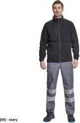 Kurtka męska CERVA BHADRA FLEECE - kurtka szary S. Szare kurtki męskie CERVA, m, bez wzorów, bez kaptura. Za 74.69 zł.