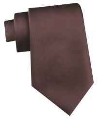 Krawat Męski - Angelo di Monti - Brązowy Kolor, Bez Wzoru. Brązowe krawaty i muchy Angelo di Monti, bez wzorów, z tkaniny, eleganckie. Za 45.00 zł.