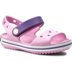 Sandały CROCS - Crocband Sandal Kids 12856 Carnation/Blue Violet. Sandały dziewczęce marki Crocs. Za 109.00 zł.
