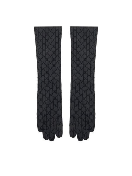 Guess Rękawiczki Damskie 4BGZ05 6283A Czarny. Czarne czapki i kapelusze damskie Guess, z aplikacjami, z dzianiny. Za 179.99 zł.