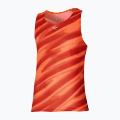 Koszulka do biegania męska Mizuno DAF Graphic Tank. Koszulki sportowe męskie Mizuno, l, bez wzorów, z materiału, bez kołnierzyka, bez ramiączek, do biegania. Za 57.99 zł.