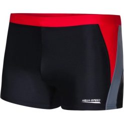Bokserki pływackie męskie Aqua Speed Dario. Czarne kąpielówki męskie Aqua-Speed, l, bez wzorów, do pływania. Za 75.99 zł.